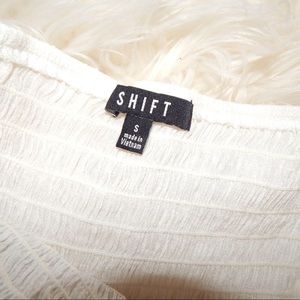 SHIFT white blouse